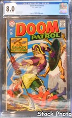 The Doom Patrol #116 © December 1967, DC Comics CGC 8.0