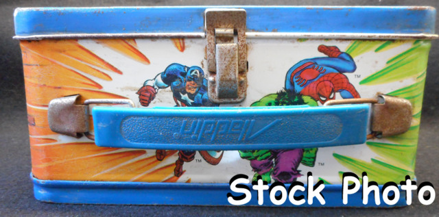 Spider-man and the Hulk Lunch Box © 1980, Aladdin