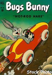 Bugs Bunny Hot Rod Hare © October1951 Dell Four Color #355
