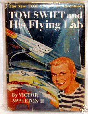 TOM SWIFT and his FLYING LAB #1 © 1954 w/ DUSTJACKET
