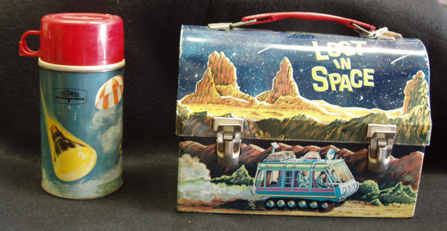 Lost in Space Lunchbox w/ Thermos © 1967 Thermos