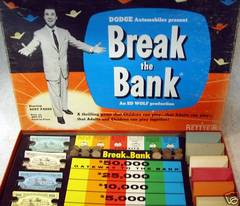 BREAK THE BANK Game © 1955 Betty*B