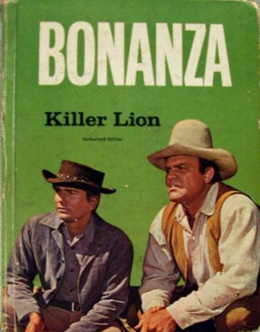 BONANZA, Killer Lion Â© 1966 Whitman TV Book