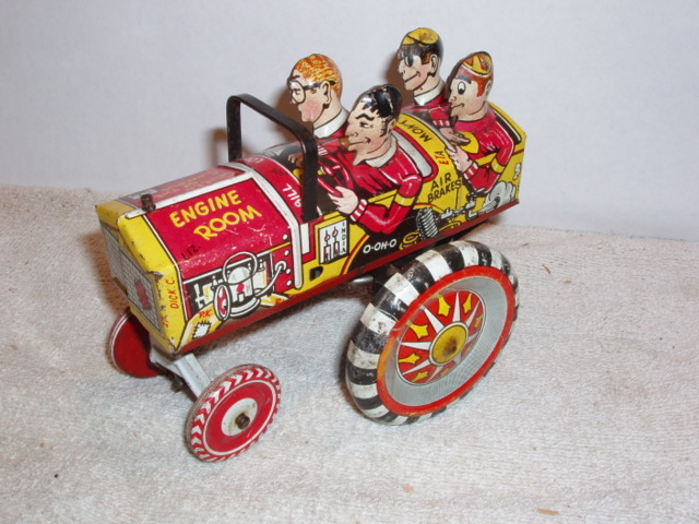 Marx The Old Jalopy Campus Boys Empty Box for Tin Wind Crazy Car Toy 