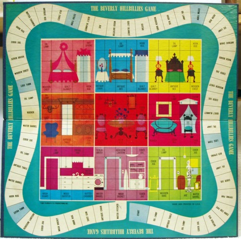 Beverly Hillbillies Board Game © 1963 Standard Toykraft 252