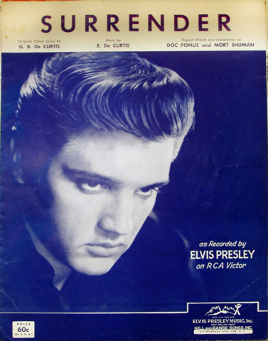 Surrender © 1961 Elvis Presley Photo Cover