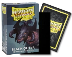 Dragon Shield Sleeves: Matte Outer Black (box of 100)