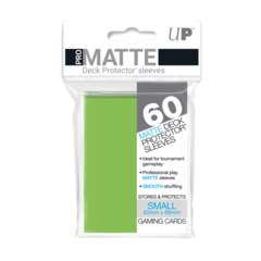 60ct Pro-Matte Lime Green Small Deck Protectors