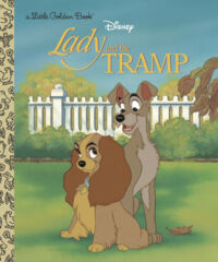 Walt Disney's Lady and the Tramp Little Golden Book HC