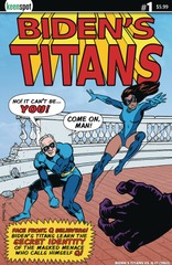Bidens Titans Vs Q #1 Cover D Ted Dawson Variant