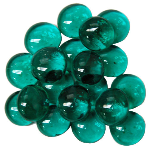 Chessex: Glass Gaming Stones - Teal (40)