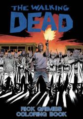 The Walking Dead: Rick Grimes Adult Coloring Book SC