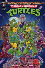Comic Collection Teenage Mutant Ninja Turtles Saturday Morning Adventures #1 - #4  Cover A