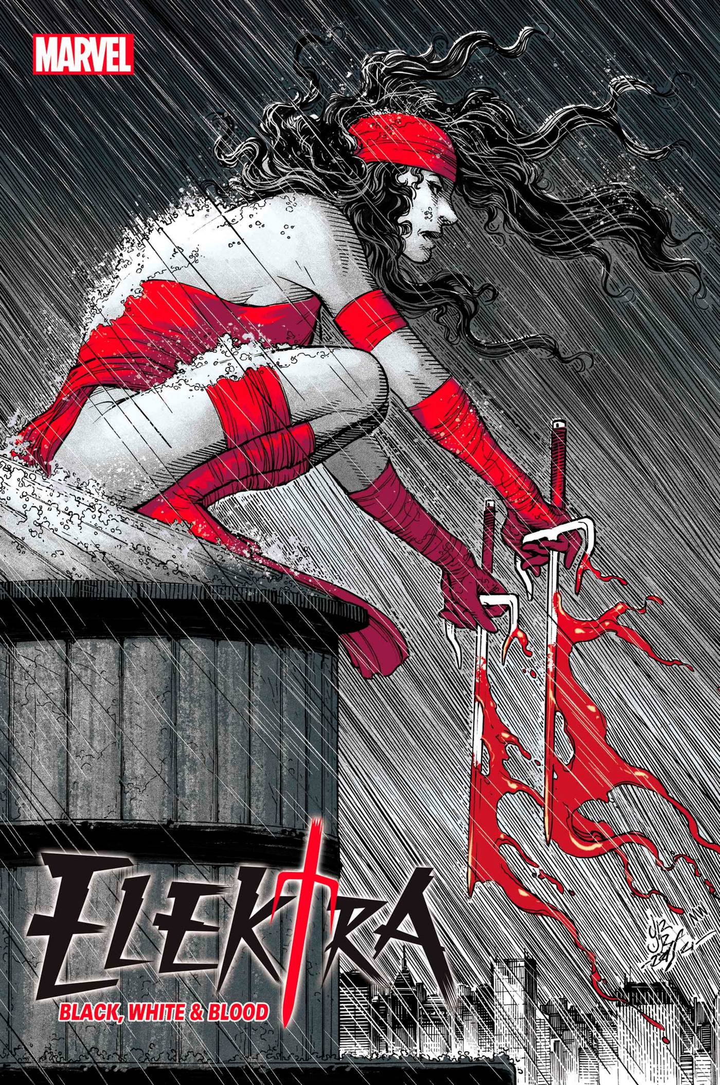 Comic Collection: Elektra Black, White & Blood #1 - #4