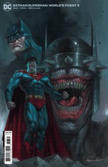 Batman Superman Worlds Finest #3 Cover B Parrillo Card Stock Variant
