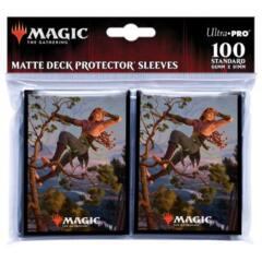 Kaldheim 100ct Sleeves featuring Tyvar Kell for Magic: The Gathering