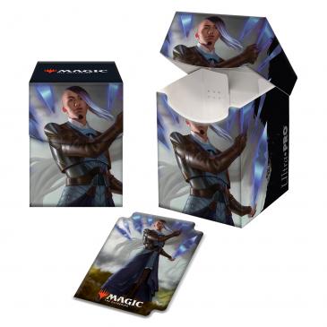 MTG ULTRA PRO PRO-100 DECK BOX with 100 Sleeves Champion of Freedom Trynn 