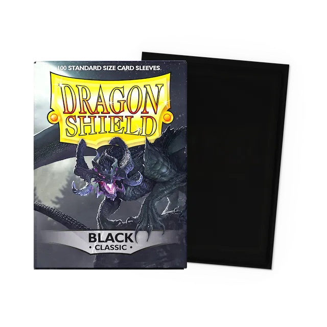 Dragon Shield Sleeves: Classic Black (Box of 100)