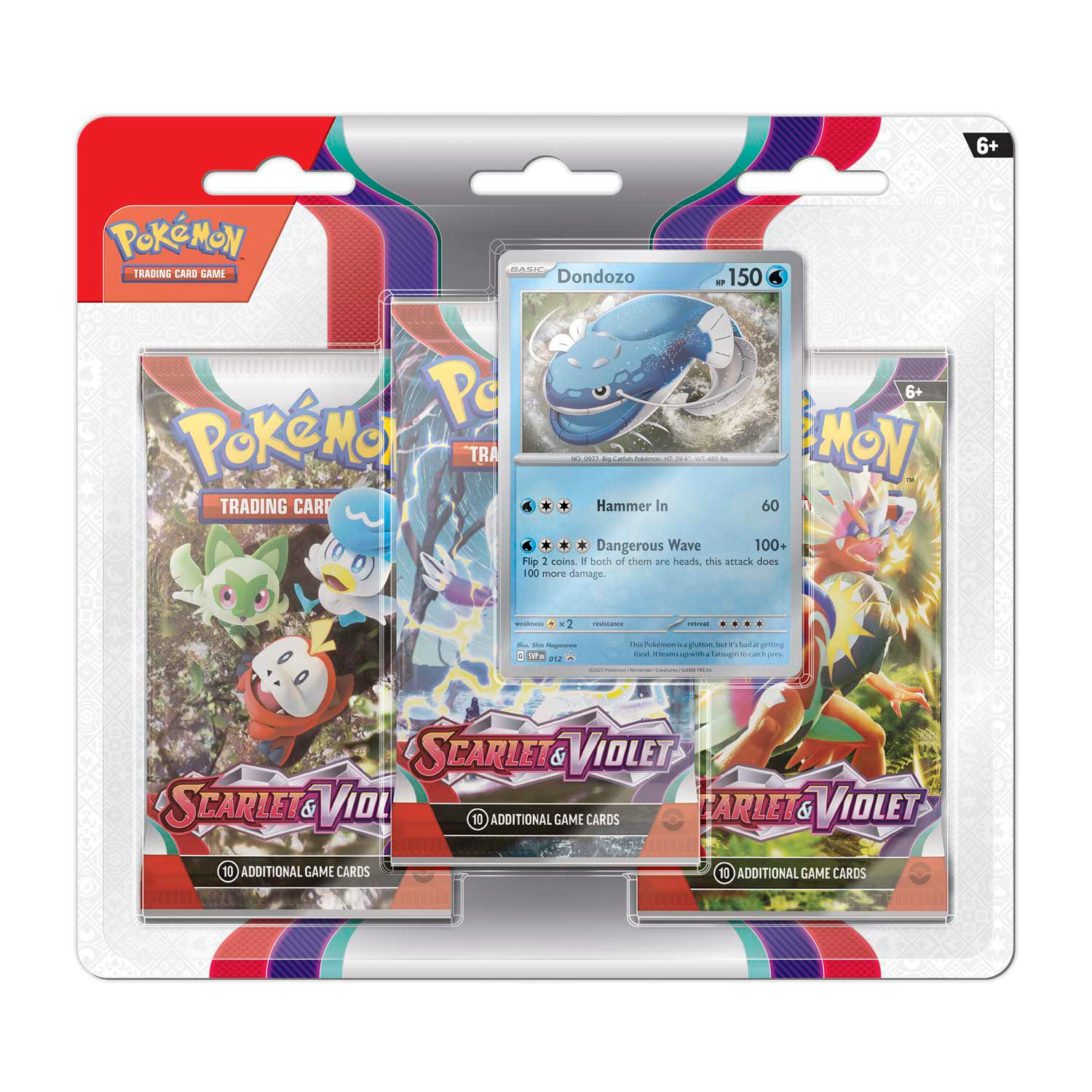 Scarlet & Violet Blister Pack - Dondozo (Ships by March 31, 2023)