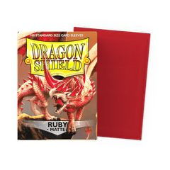 Dragon Shield Sleeves: Matte Ruby (Box of 100)