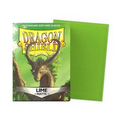 Dragon Shield Sleeves: Matte Lime (Box of 100)
