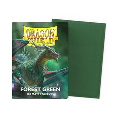 Dragon Shield Sleeves: Matte Forest Green (Box of 100)