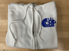 Full Grip Games Zip Hoodie - White