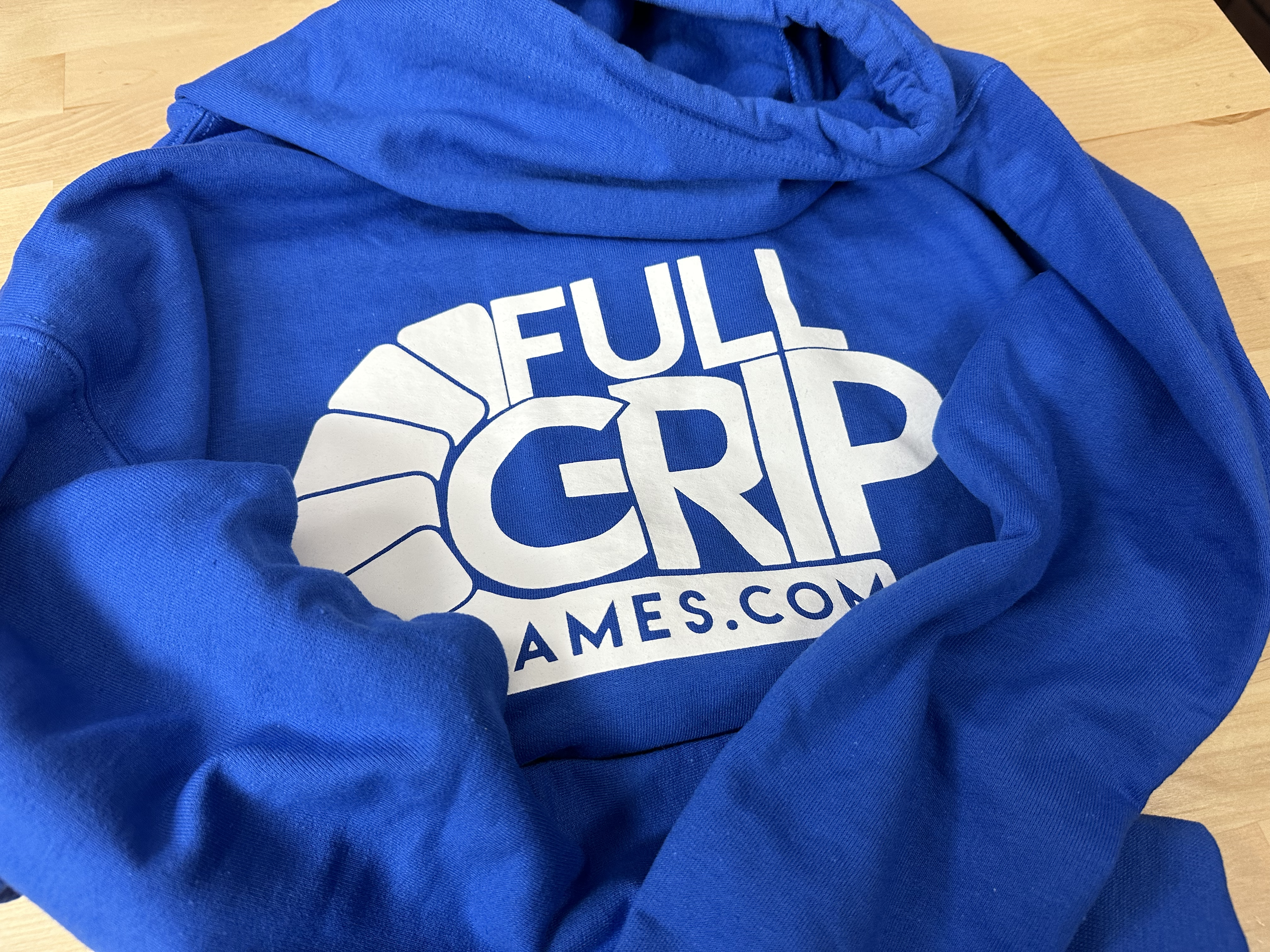 Full Grip Games Zip Hoodie - Blue