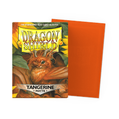 Dragon Shield Sleeves: Matte Tangerine (Box Of 100)