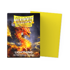 Dragon Shield Sleeves: Dual Matte Lightning (Box Of 100)