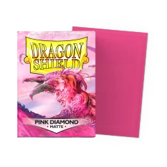 Dragon Shield Sleeves: Matte Pink Diamond (Box Of 100)
