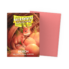 Dragon Shield Sleeves: Dual Matte Peach (Box Of 100)