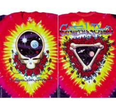 Grateful Dead Space Your Face Tie Dye Long Sleeves