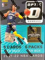 2021-22 Panini Donruss Optic NBA Basketball Blaster Box