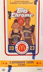 2023 Topps Chrome McDonalds All American Basketball Hobby Box