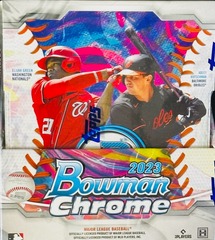 2023 Bowman Chrome MLB Baseball Hobby Box