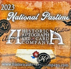 2023 Historic Autographs National Pastime Signed Baseball Box