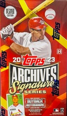 2023 Topps Archives Signatures Series MLB Baseball Retired Player Edition Hobby Box
