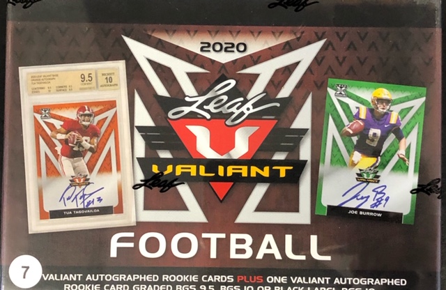 2020 Leaf Valiant Football Hobby Box
