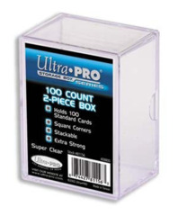 Ultra Pro Plastic 2-piece Box 100-count