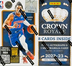2022-23 Panini Crown Royale NBA Basketball Hobby Box