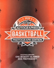 2020 Leaf Autographed Basketball 8 x 10 Photograph Edition Box