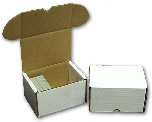 300 Count Cardboard Storage Box - White