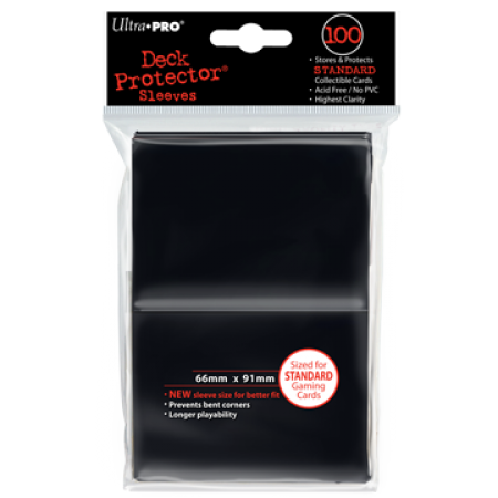 Ultra Pro Deck Protector Black (100 ct)