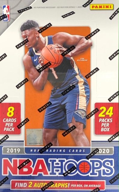 2019-20 Panini Hoops NBA Basketball Hobby Box
