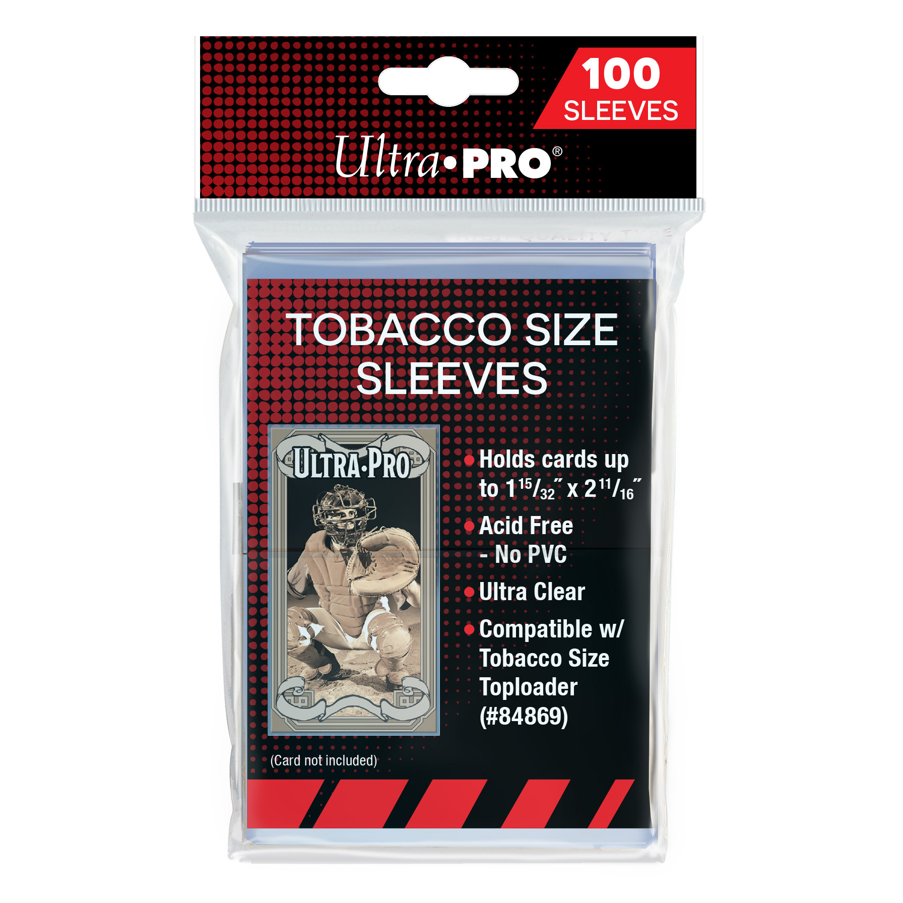 Ultra Pro Tobacco Size Sleeves - 100ct