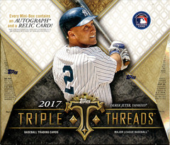 2017 Topps Triple Threads MLB Baseball Hobby Box