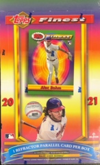 2021 Topps Finest Flashback MLB Baseball Hobby Box