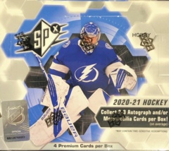 2020-21 Upper Deck SPx NHL Hockey Hobby Box
