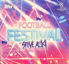 2020-21 Topps Football Festival UEFA Champions League Soccer Steve Aoki Edition Box